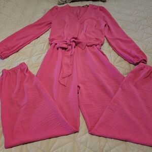 Chic Pink Women's Jumpsuit
